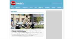 Desktop Screenshot of infoveszprem.hu